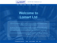 Tablet Screenshot of lomart.co.uk